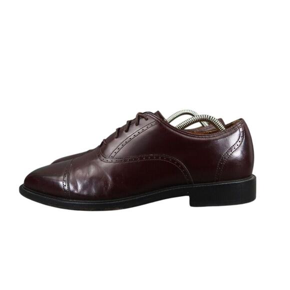 Rockport Shoes Men 8.5 Oxford Cap Toe Leather Dress Formal Classic Comfort Brown main image 8